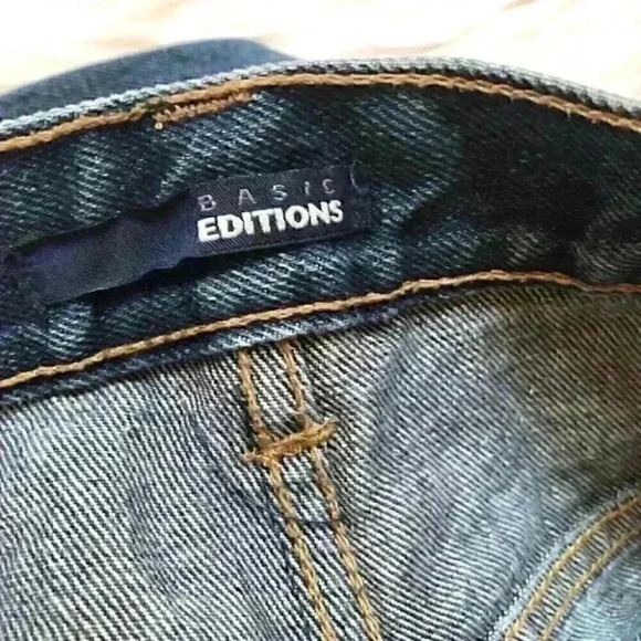 vtg basic edition mens jeans labeled 36x30 measure - Picture 5 of 6